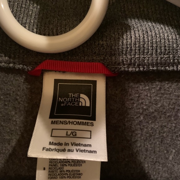 NorthFace TKA 100 Grey Full Zip Jacket - Picture 4 of 5